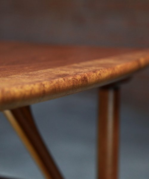 A coffee table designed for Australian homes made from native timbers.