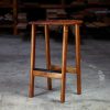 A bar stool designed for Australian breakfast bars made from native timbers.