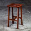 A bar stool designed for Australian breakfast bars made from native timbers.