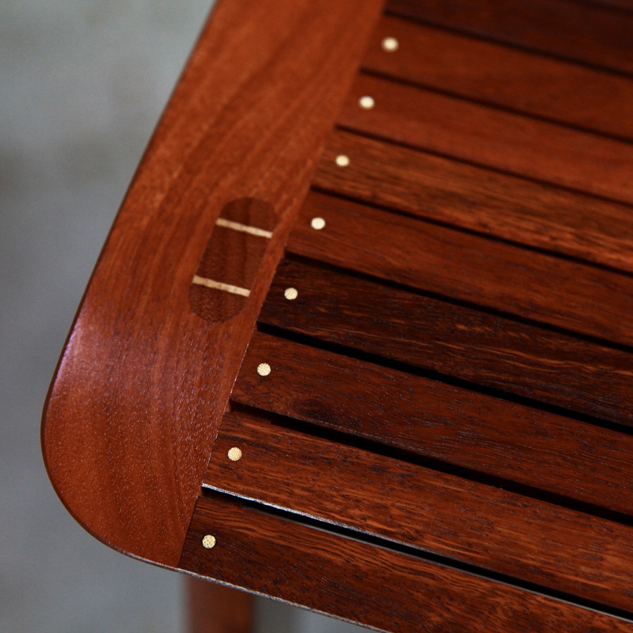 A bar stool designed for Australian breakfast bars made from native timbers.