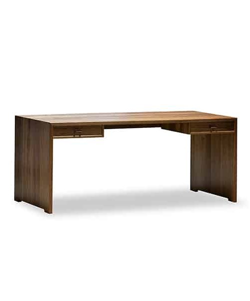 April desk in blackwood, rock maple and purple Gidgee