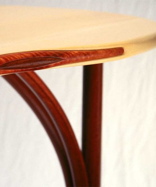 Tripod Desk in rockmaple, red gum and gidgee