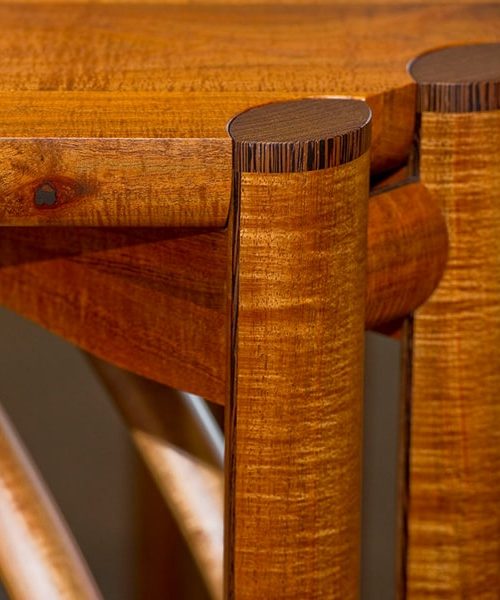Oxbow dining suite in blackwood